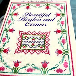Beautiful Borders and Corners. Better homes and Gardens cross stitch #1377